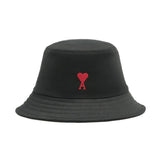 Ami Paris Ami De Coeur cotton bucket hat