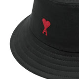 Ami Paris Ami De Coeur cotton bucket hat