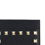 Valentino Garavani Rockstud leather card case