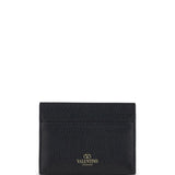 Valentino Garavani Rockstud leather card case