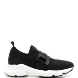 Tods Black Chain Link Embellishment Sneakers