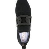 Tods Black Chain Link Embellishment Sneakers