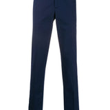 Brunello Cucinelli Blue Trousers Belt Loops Medium Rise