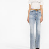 Saint Laurent Reverse Logo Print T-shirt