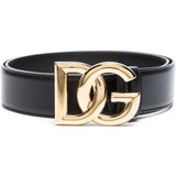 Dolce & Gabbana Logo Plaque Belt