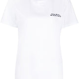Isabel Marant White Chest Logo Tee