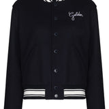Golden Goose Black Embroidered Bomber Jacket