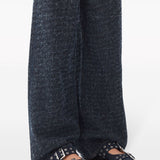 Ganni Denim Feminine Buckle Ballerinas