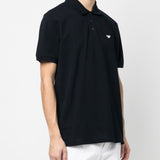 Emporio Armani logo-embroidered polo shirt