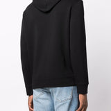 Emporio Armani Hooded sweatshirt with micro logo patch