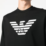 Emporio Armani Modal-blend sweatshirt with logo print
