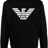 Emporio Armani Modal-blend sweatshirt with logo print