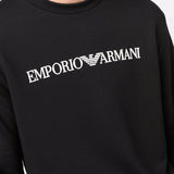 Emporio Armani Modal-blend sweatshirt with logo print