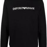 Emporio Armani Modal-blend sweatshirt with logo print