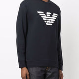 Emporio Armani Modal blend sweatshirt with logo print