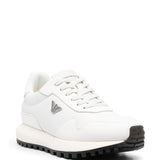 Emporio Armani Sneakers in recycled nylon with details in regenerated saffiano ASV