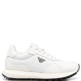Emporio Armani Sneakers in recycled nylon with details in regenerated saffiano ASV