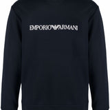 Emporio Armani Modal-blend sweatshirt with logo print