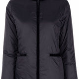 Emporio Armani Nylon reversible guru-collared jacket