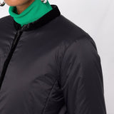 Emporio Armani Nylon reversible guru-collared jacket