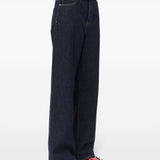 GANNI Blue Wide Leg Jeans