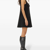 Ganni crepe mini dress