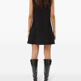 Ganni crepe mini dress