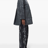 Ganni Shiny Quilt Midi Jacket