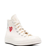 Comme Des Garcons x Converse Sneakers PLAY Chuck 70 "Cream"