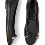 Jimmy Choo Elme Flat with Pearl embellishment