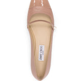 Jimmy Choo Elisa leather ballerina shoes