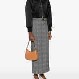 Valentino Garavani Rockstud Hobo In Pomegranate Calfskin