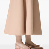 Valentino Garavani Rockstud Bow Slingback Ballerina In Patent Leather