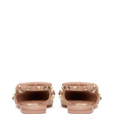 Valentino Garavani Rockstud Bow Slingback Ballerina In Patent Leather