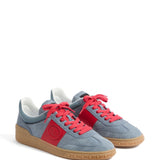 Valentino Garavani Upvillage Low Top Sneaker In Split Leather And Calfskin Nappa Leather