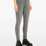 Diesel Black Five Pocket Skinny Jeans