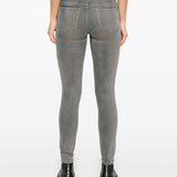 Diesel Black Five Pocket Skinny Jeans