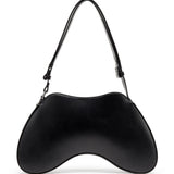 Diesel Play-Semi-gloss leather shoulder bag