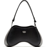 Diesel Play-Semi-gloss leather shoulder bag