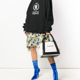 Balenciaga Small Navy Cabas tote bag
