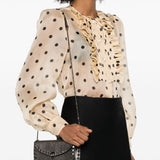 Valentino Garavani Clutch Silver Rockstud Detachable Chain