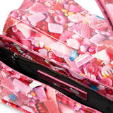 Diesel Play-Glossy clutch with print