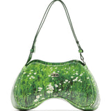 Diesel Play-Glossy shoulder bag with print
