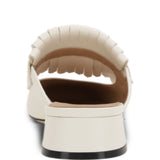 Valentino Garavani Vlogo Signature Calfskin Fringe Sabot Moccasin 25mm