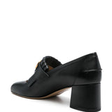 Valentino Garavani VLogo Black Fringe Signature Pumps