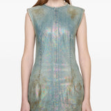 Acne Studios Light Blue Coated Dress