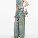Acne Studios coated denim dress