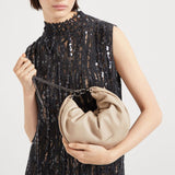 Brunello Cucinelli Monili Shoulder Bag with Chain