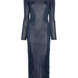 Self-Portrait knitted maxi dress