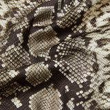 Acne Studios Brown Snakeskin Print Dress